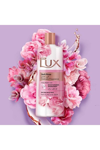LUX Set Of Lux Soft Rose Shower Gel 500 ml And Lux Perfumed Body Wash Magical Orchid 500 Ml