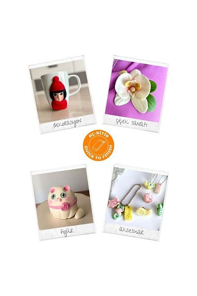 Smarta Polymer Clay Air Dry Modeling Plasticine Basic Set 12X25Gr
