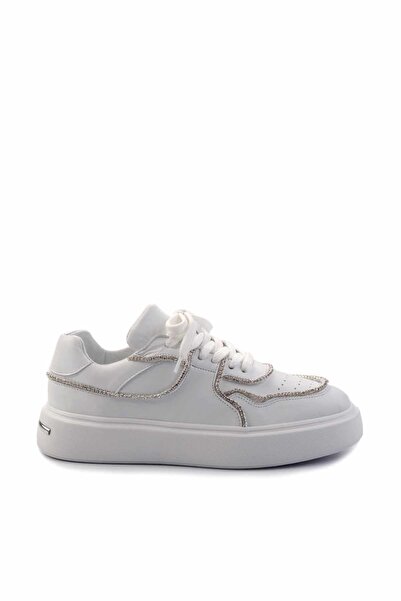 Bambi Beyaz Leather Kadın Sneaker K01480136703