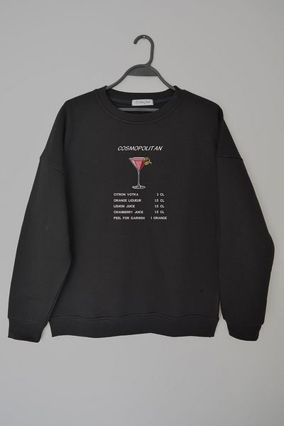 EldenStitch Hanorac oversize unisex brodat Cosmopolitan