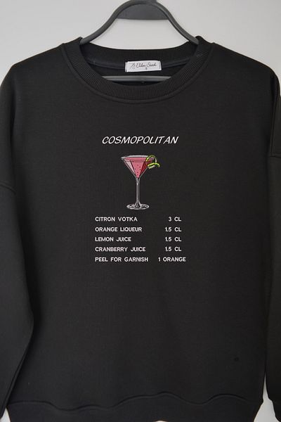 EldenStitch Hanorac oversize unisex brodat Cosmopolitan