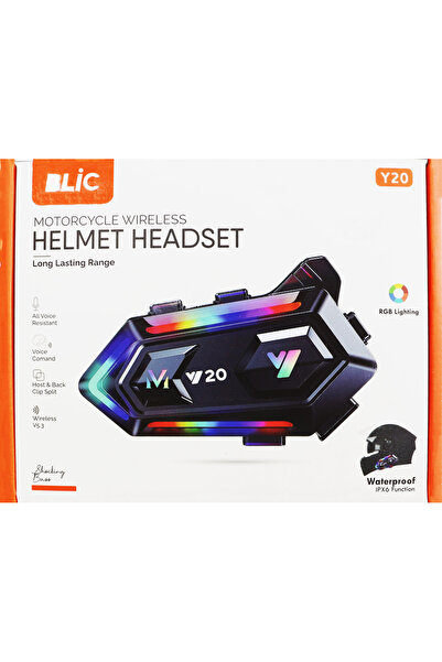 Blic İNTERCOM Y20 IPX6 FONKSİYONU BLİC SESLİ KOMUT ÖZELLİKLİ A+KALİTE