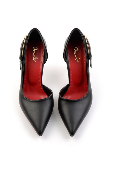 Bambi Siyah  Kadın Klasik Topuklu Ayakkabı K01231430209