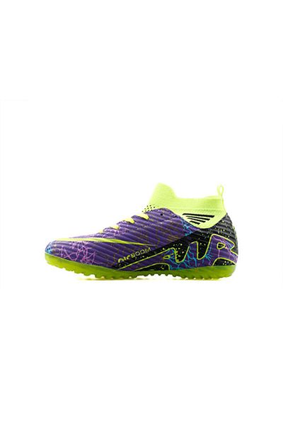 LALİGA Colorful Laliga Kids Turf Football Boots Fhs-Purple-Yellow-Patterned