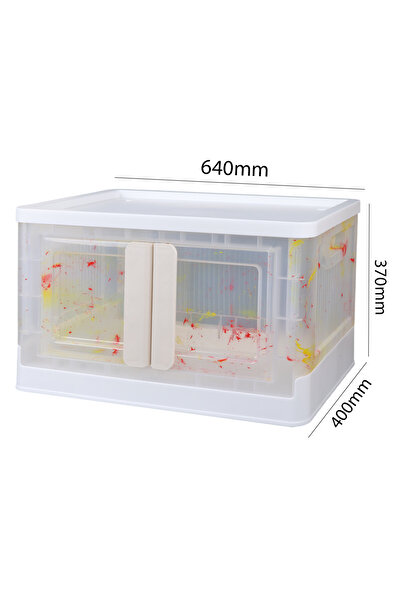 thebestnzm 40X64X37Cm 72L Foldable Storage Box (3936)