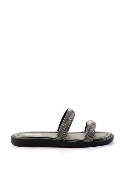 Bambi Women's Black Slippers K04875800009