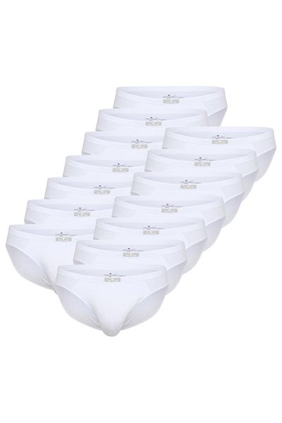 Tom Tailor Herren Slips, 14er Pack - Mini-Slip, Slips, Reine Baumwolle, Jersey, uni