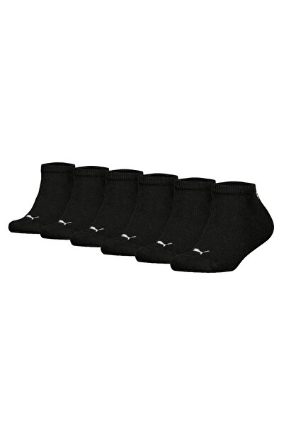 Puma Kinder Sneakersocken 6er Pack - Plain Sneaker ECOM 6P, Logo, einfarbig