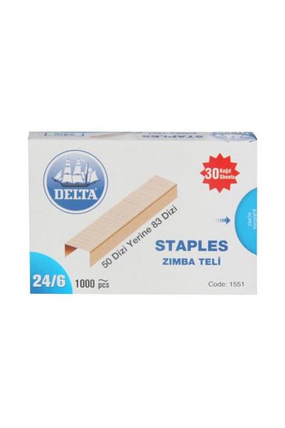 Delta Yellow Staple - 24/6 Model, Set of 3 1551