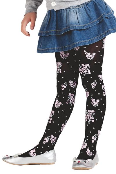 Daymod Pıtırcık Kids Pantyhose Black