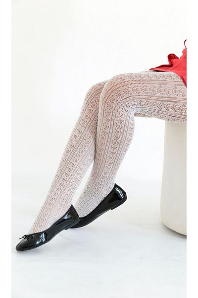 Daymod Orietta Kids Pantyhose Bone