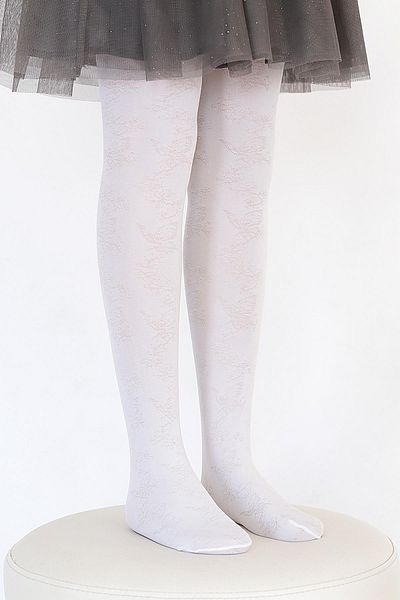 Daymod Snowdrop Kids Pantyhose White
