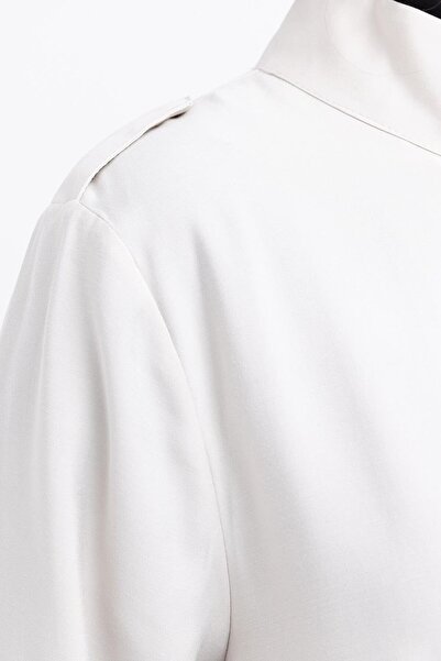 ALLDAY Stone-Skirt Elasticized Large Size Ferace with Snap Fasteners