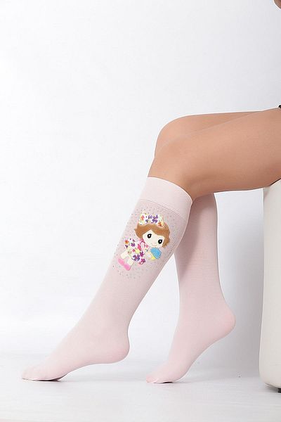 Daymod Ayben AksMicro Kids Knee Socks Pink