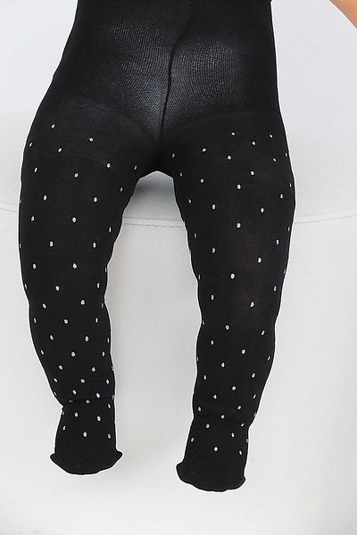 Daymod Punto Baby Pantyhose Black