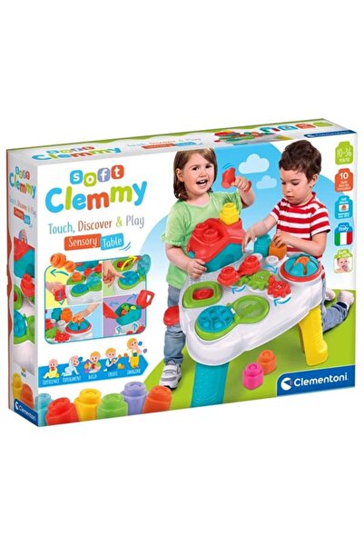 Genel Markalar 17704 Soft Clemmy - Yumuşak Blok Duyusal Aktivite Masası - 10 parça 10-36 ay
