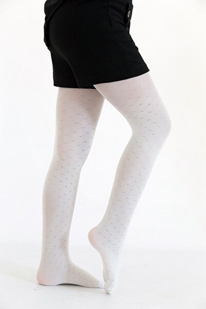 Daymod ДЕТСКИ ЧОРАПИ С ТОЧКИ, БЕЛИ