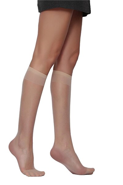 Daymod Lady Fity 15 Knee Socks ΦΥΣΙΚΟ