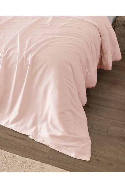 Madame Coco Παπλωματοθήκη Ciel King Size 100% Cotton Satin - Light Powder