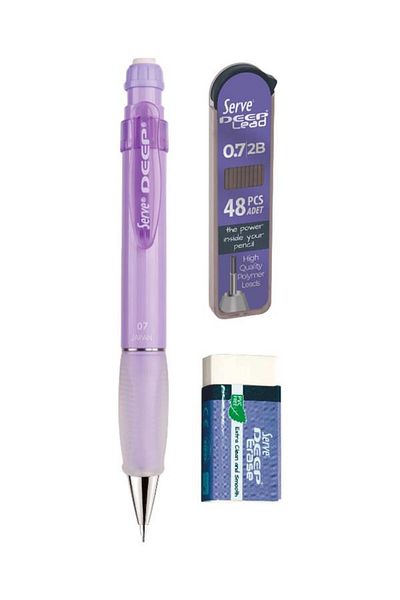 Serve Purple Deep 3-Piece School Set