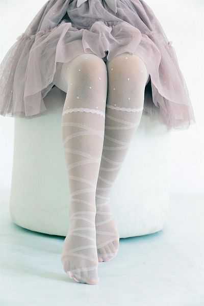Daymod MİNE CHILDREN'S PANTY SOCKS (SEAMING THE SECRET) BONE