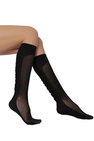 Daymod Agate Knee Socks Black