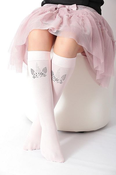 Daymod Unicorn Stone Children's Knee Socks Pink