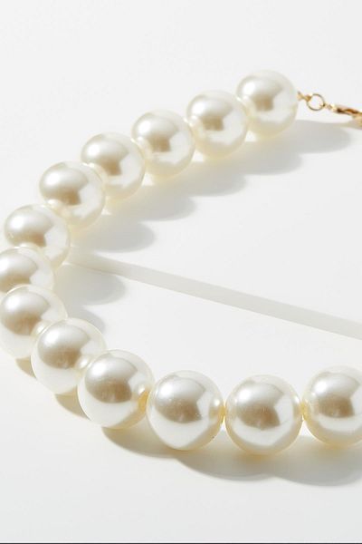 New Obsessions Large Necklace with Pearls