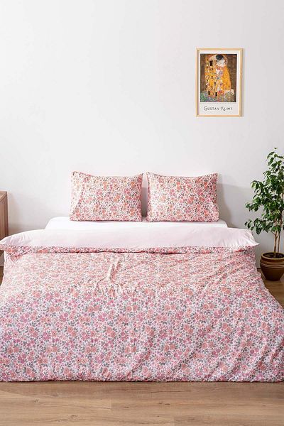 Rivaİstanbul Set cuvertură dublă Pink Spring