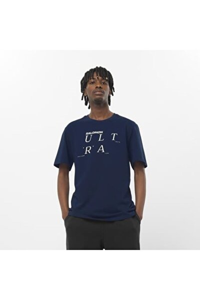 Salomon Ultra Ss Tee M Nıght Sky Erk T-shırt Lc2354500