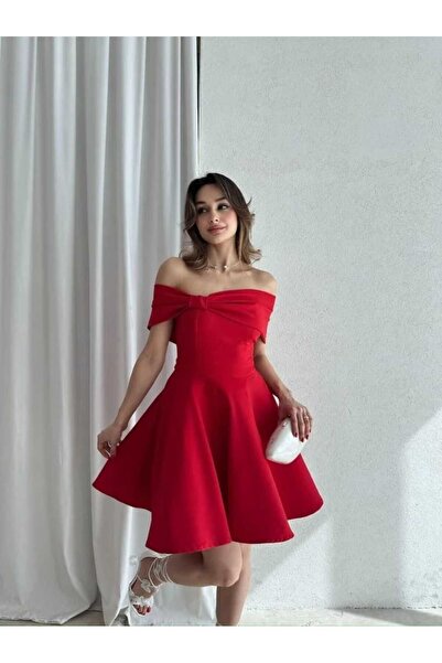 MODA DURAĞI MORENO Kaliteli Premium Mini Elbise