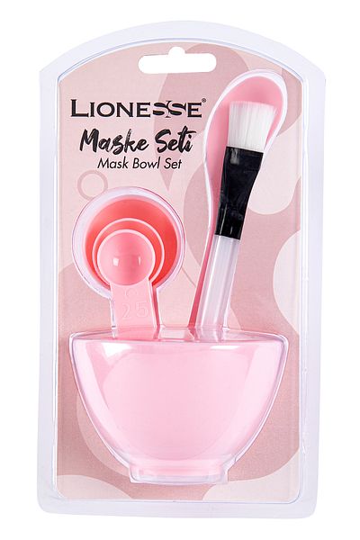 Lionesse Mask Set 51 – Mixing Bowl, Application Brush, Measuring Spoon