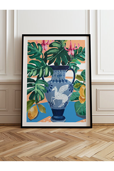 HOMEPACK Jedna drvena uokvirena slika, jednodijelni poster, slika TK/1031