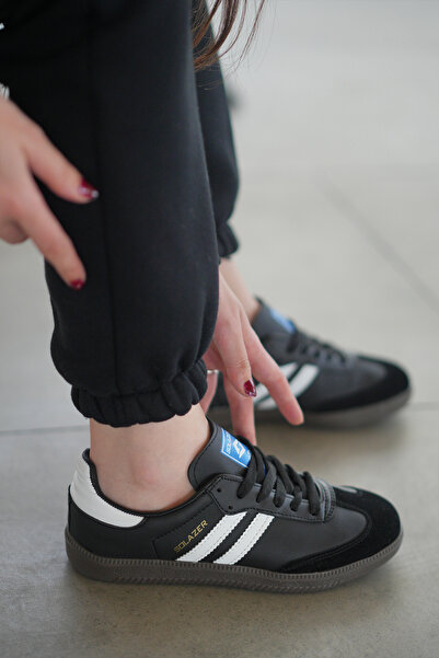 SOLAZER Pantofi de damă alb-negru - pantofi sport casual 031