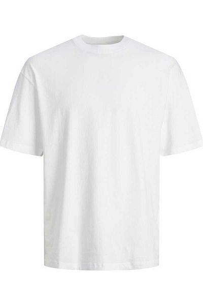 Jack & Jones Тениска Jjebradley Ss O-deck Noos Бяла