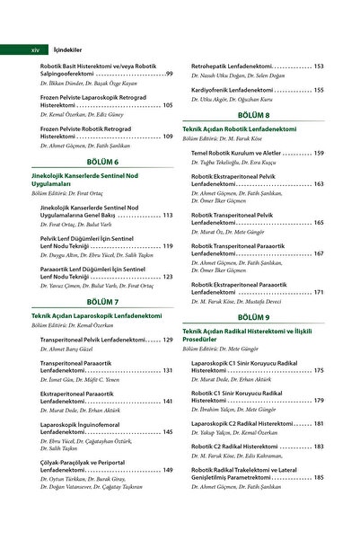 Güneş Tıp Kitabevleri Minimal İnvaziv Jinekolojik Onkoloji