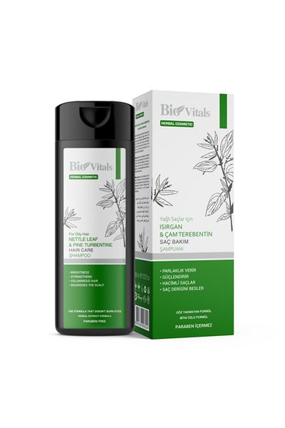 Bio Vitals Nettle Pine Turpentine Hair Shampoo 400 ml