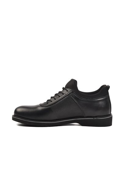 Pierre Cardin 63603 M Μαύρα ανδρικά παπούτσια από γνήσιο δέρμα