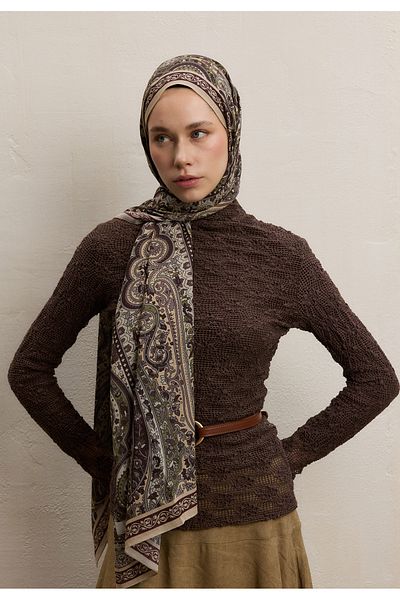 Fresh Shawl Top with Zaire Vaccine and Sand