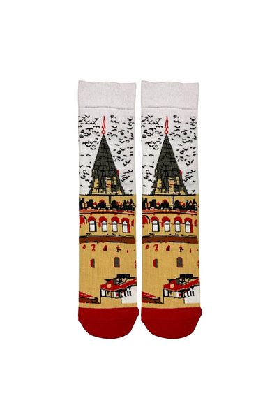 Çorap Kurdu Istanbul Themed Socket Socks