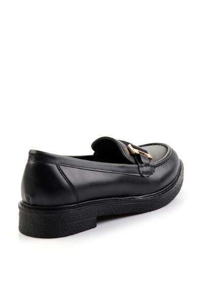 Bambi Siyah  Kadın Loafer Ayakkabı K01257050009