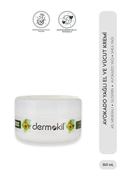 Dermokil Avokado Yağlı El ve Vücut Bakım Kremi 300 ml