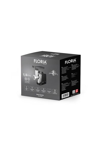 Floria Floria ZLN7965 Black food processor, 1300W power, two sieves, reverse function, steel blade