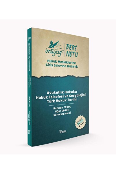 Temsil Kitap İMTİYAZ HMGS Avukatlık Hukuku- Hukuk Felsefesi ve Sosyolojisi - ...