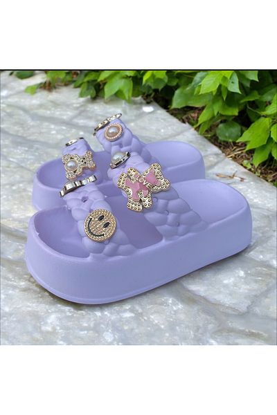 Hızlı Al Girl's Stone Slippers.Garden Beach Pool Stone Slippers Suitable for Daily Use