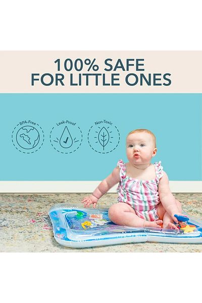 sanabirkutu Water Mat Tummy Time Baby Activity Toy - Water Pool