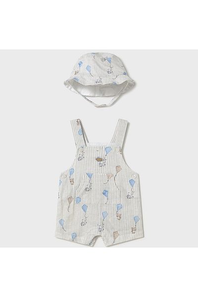 MAYORAL Baby Boy Jumpsuit with Hat L25Y1601