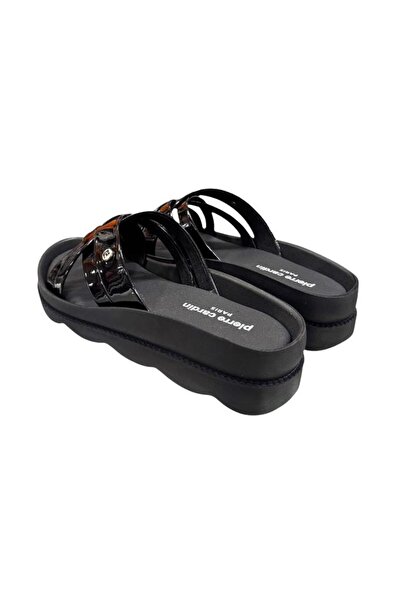 Pierre Cardin Wedge Heel Anatomical Sole Slippers