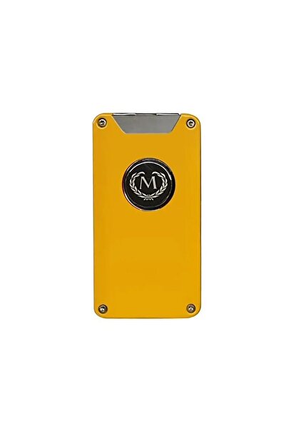 Myon Paris Myon 2 Pürmüz Alev Pilli Şarjlı Puro Çakmağı Sarı