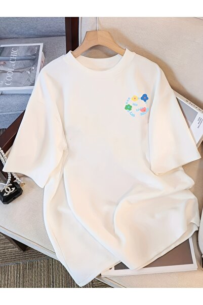 Lider Leather - تيشيرت مطبوع مريح وأنيق